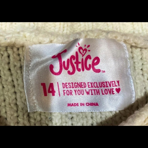 Justice sweater - Picture 3 of 3
